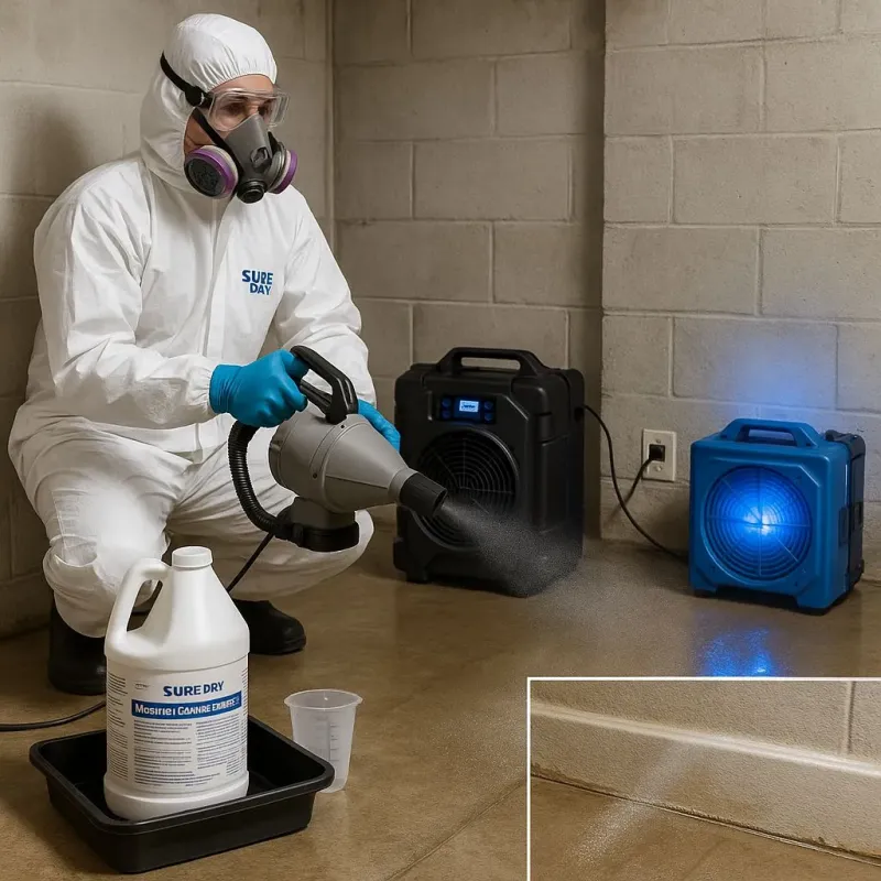 Sanitization and Odor Removal process in Huntington, IN