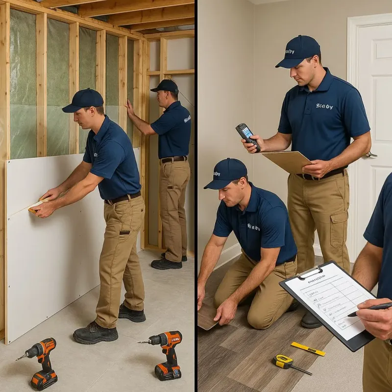 Repairs and Reconstruction process in Huntington, IN